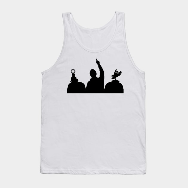 Tom Mike and Crow Tank Top by Manatee Max